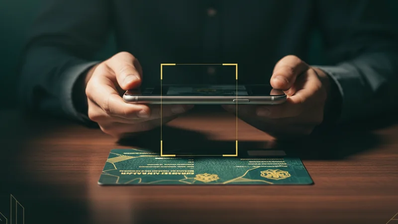 Casino KYC step 2: take clear document photos with phone
