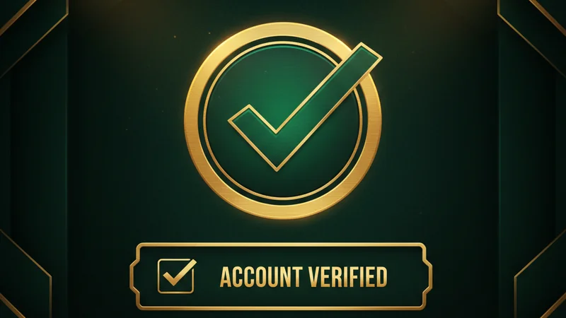Casino KYC step 4: account verified and approved checkmark